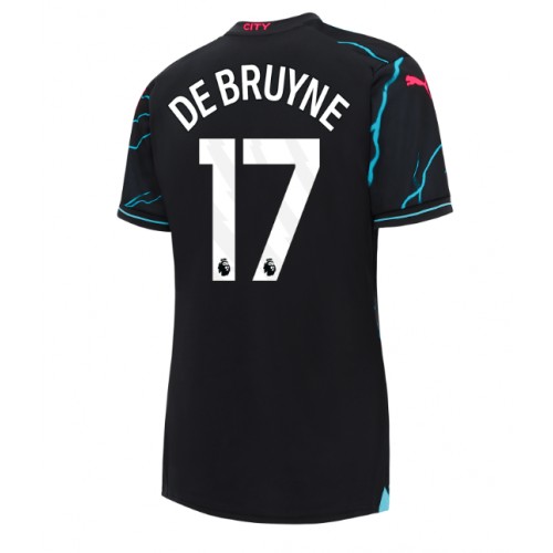 Maillot de foot Manchester City Kevin De Bruyne #17 Troisième Femmes 2023-24 Manches Courte